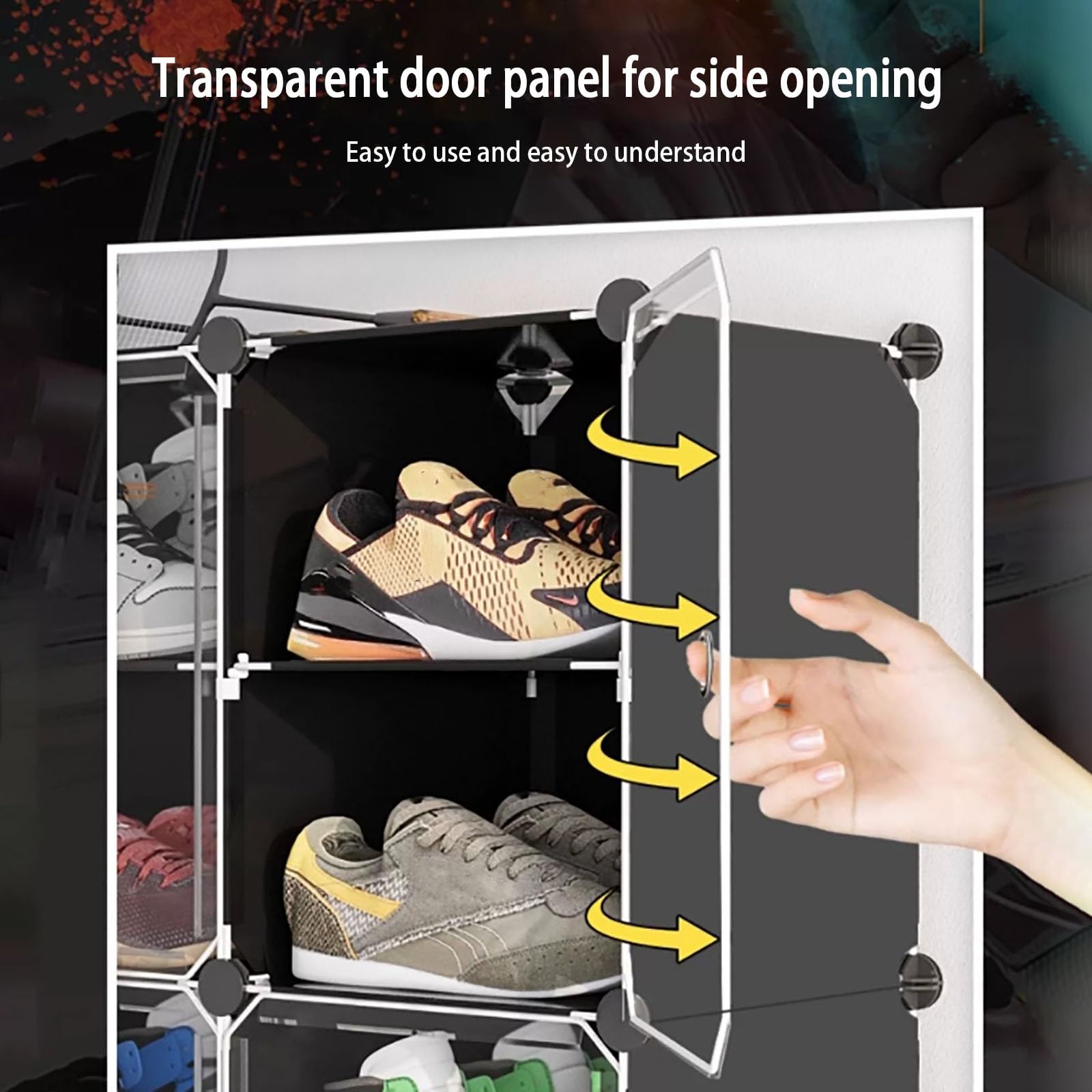 棚・シェルフ・ラック hysteric glmour STACKABLE SNEAKERS RACK Amazon.com: Stackable modern vertical multi-layer clear